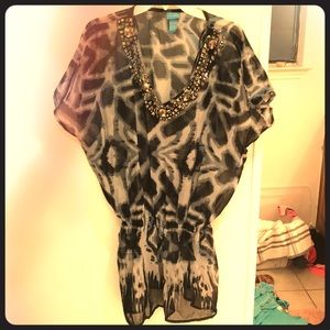 🌹LikeNEW Sheer Tunic oversized M🌹